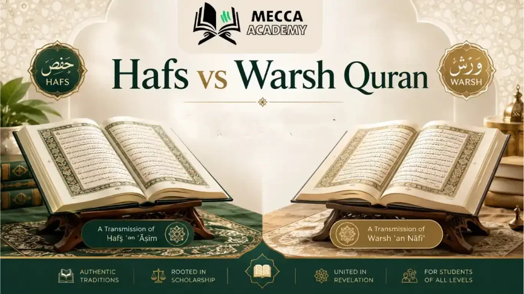 Hafs vs Warsh Quran: Understanding Two Widely Used Quranic Riwayat